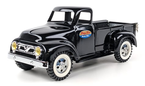 Custom Tonka Round Fender Stepside Pickup Truck - Black