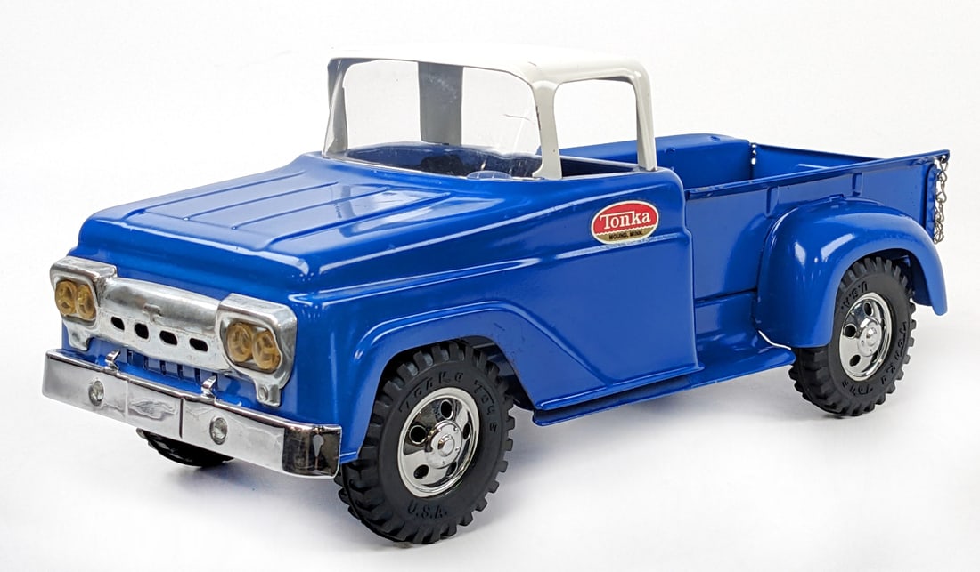 Custom Tonka Stepside Pickup Truck - Blue (1 of 9)