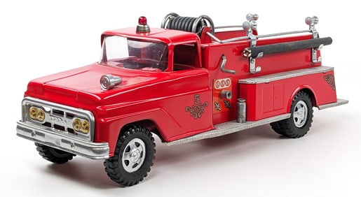 Restored Tonka No. 5 Suburban Pumper Fire Truck
