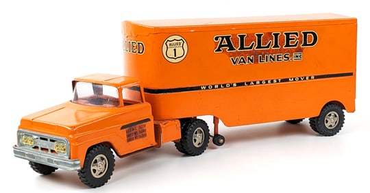 Original Tonka Allied Van Lines Truck & Trailer