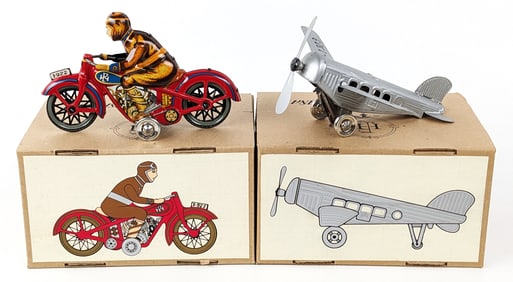 Contemporary Paya Airplane & Motorcycle