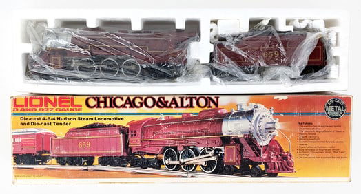 Lionel Chicago & Alton 4-6-4 Hudson Steam Loco & Tender #8101