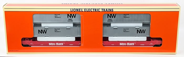 Lionel Norfolk & Western Maxi Stack Flatcar 16360