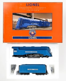 Lionel Blue Commodore Vanderbilt Steam Locomotive and Tender 6-28024