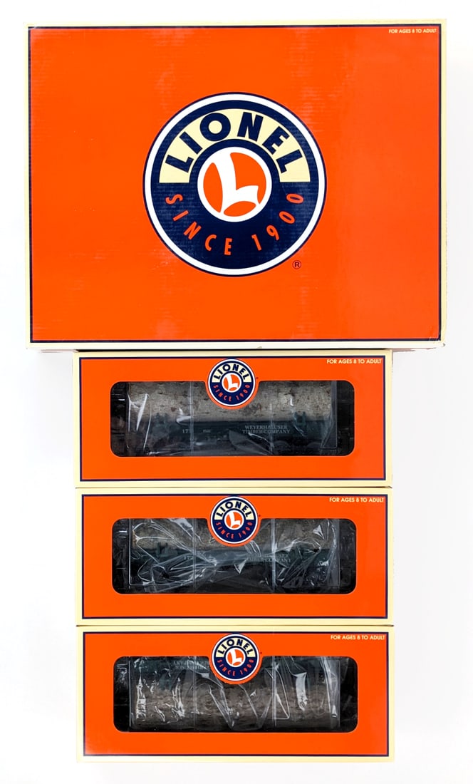 Lionel Weyerhaeuser Skeleton Log Car 3-Pack 6-29434 (1 of 10)