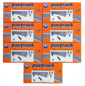 (7) Lionel Fastrack O72 Right-Hand Remote / Command Switch 6-81952