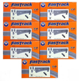 (7) Lionel Fastrack O72 Left-Hand Remote / Command Switch 6-81953