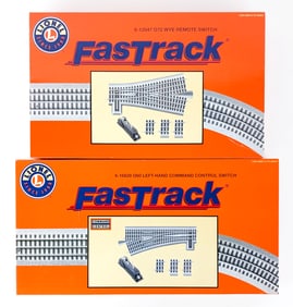 Lionel Fastrack 12047 & 16828 Track Switches
