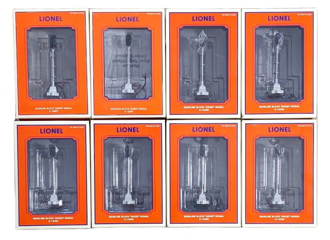 (8) Lionel Mainline Block Target Signal 6-14099 (1 of 7)