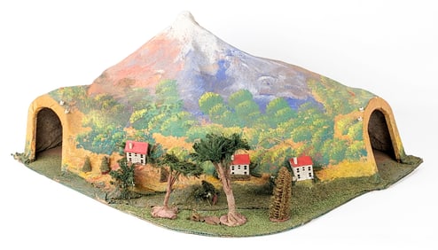 Prewar Lionel 923 Curved Landscape Tunnel w/ 90-Degree Turn