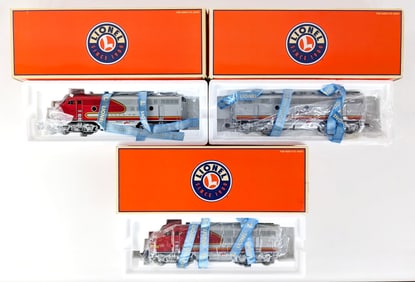 Lionel Santa Fe F3 A-B-A Diesel Loco Set 6-14537 /8/9