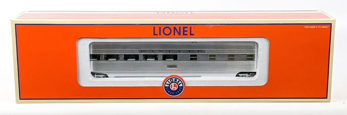 Lionel Santa Fe "El Capitan" Aluminum Diner w/ Stationsounds 25411
