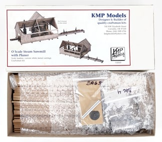 KMP Models O Scale Steam Sawmill w/ Planer Kit