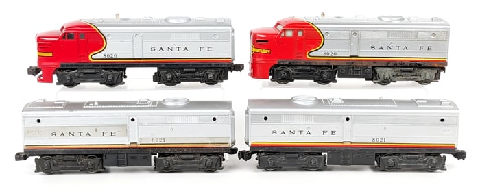 Lionel Santa Fe 8020 / 8021 ABBA Diesel Loco Set