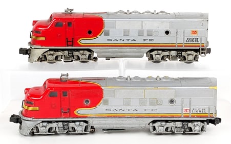Lionel Postwar 2333 2343 Santa Fe F3 AA Units