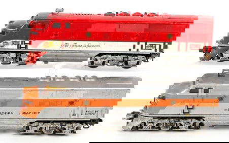 Lionel Texas Special 2245 & Western Pacific 2345 Locomotives