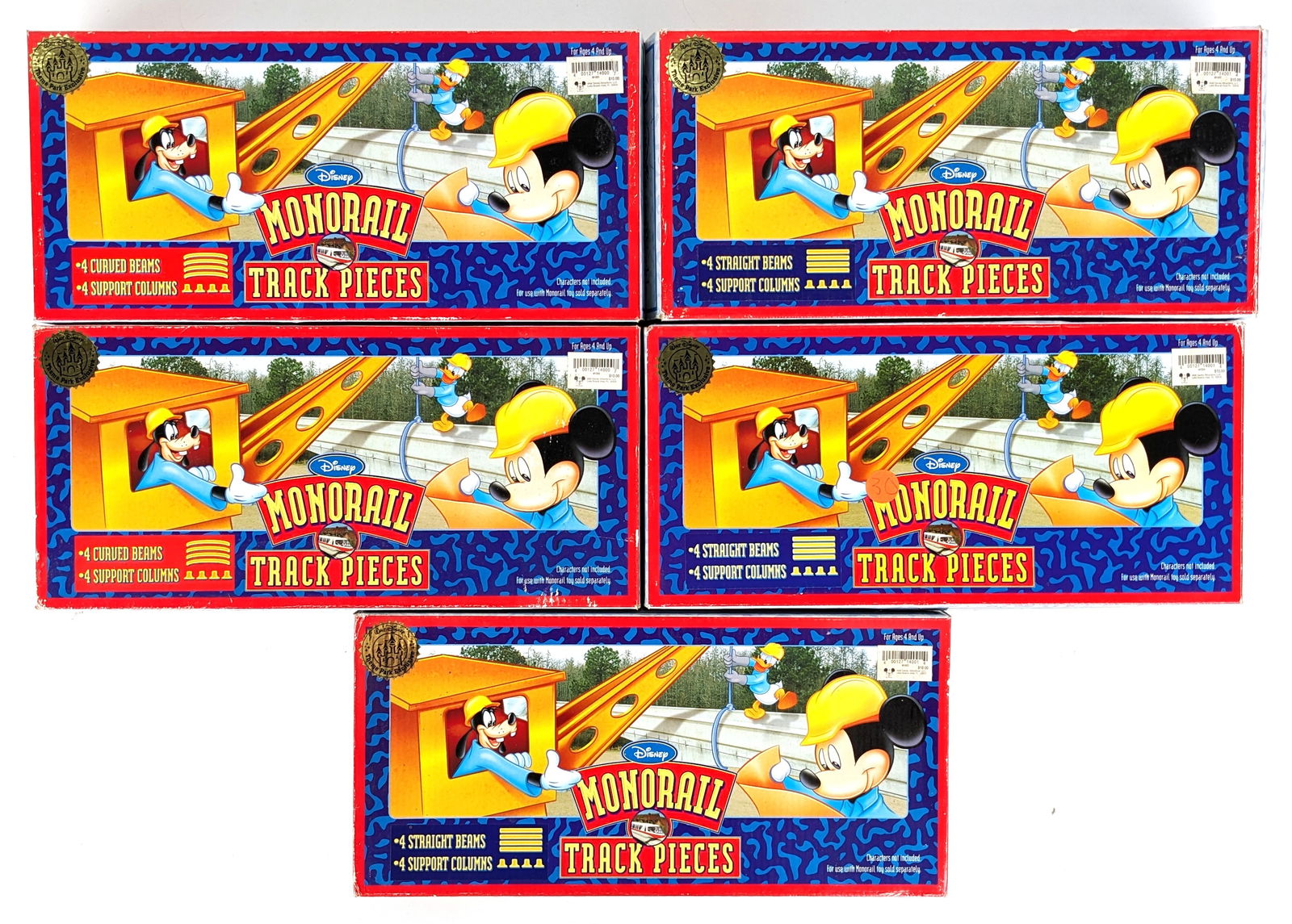 Disney Monorail Track Pieces (1 of 6)