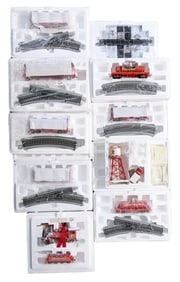 (9) Bachmann Hawthorne Village Budweiser Train Pieces