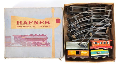 Wyandotte / Hafner Mechanical Trains Set