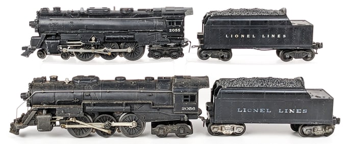 Lionel 2055 2056 Locomotives and Tenders