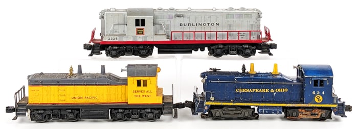 Lionel 624 612 and 2328 Engines