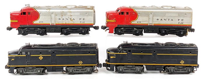 Lionel Santa Fe 218 Locos & Erie 2032 Locos