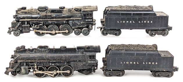 (2) Lionel 2026 Locomotives w/ Tenders