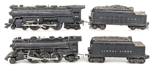 Lionel 224E & 665 Locomotives with Tenders