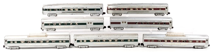 (7) American Flyer Lines Passenger Cars