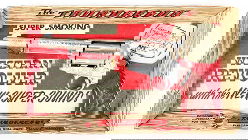 Marx Thundergun Western Revolver In Box