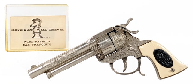 Leslie-Henry Paladin Cap Gun w/ Business Card