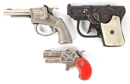 Echo, Derringer, and Rex Cap Guns