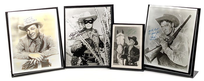 Hopalong Cassidy, The Rifleman, Lone Ranger, & Roy Rogers Autographs