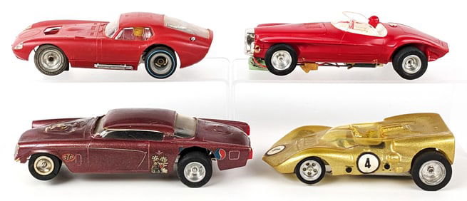(4) 1/24 Scale Slot Cars