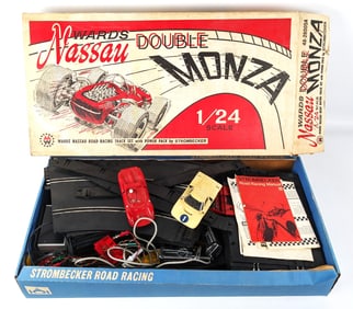 Strombecker 1/24 Scale Nassau Double Monza Slot Car Set