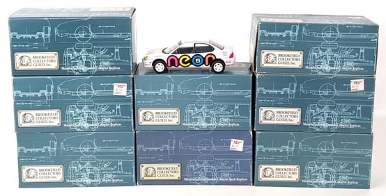 (7) Brookfield Collectors Dodge Neon & (1) Plymouth Voyager