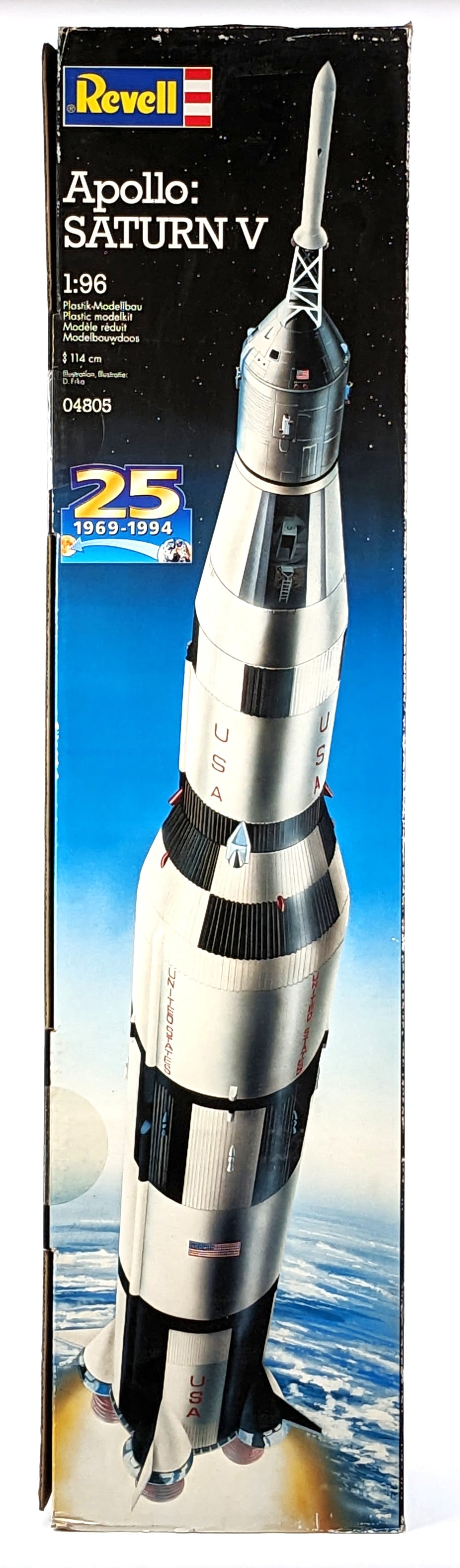 1/25 Scale Revell Apollo: Saturn V Model Kit - Sealed (1 of 6)