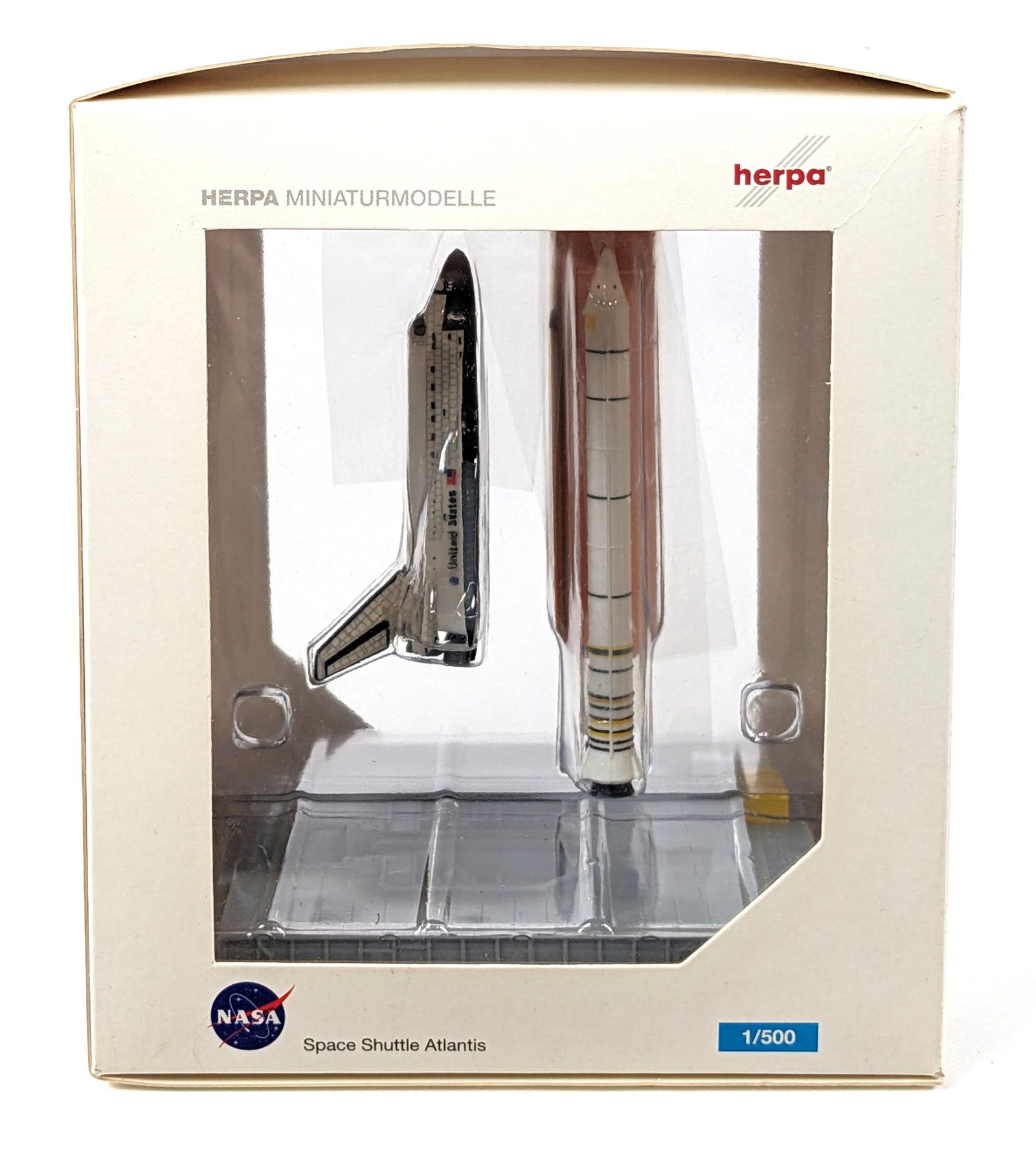 1/500 Herpa Model NASA Space Shuttle Atlantis Replica - NIB (1 of 7)