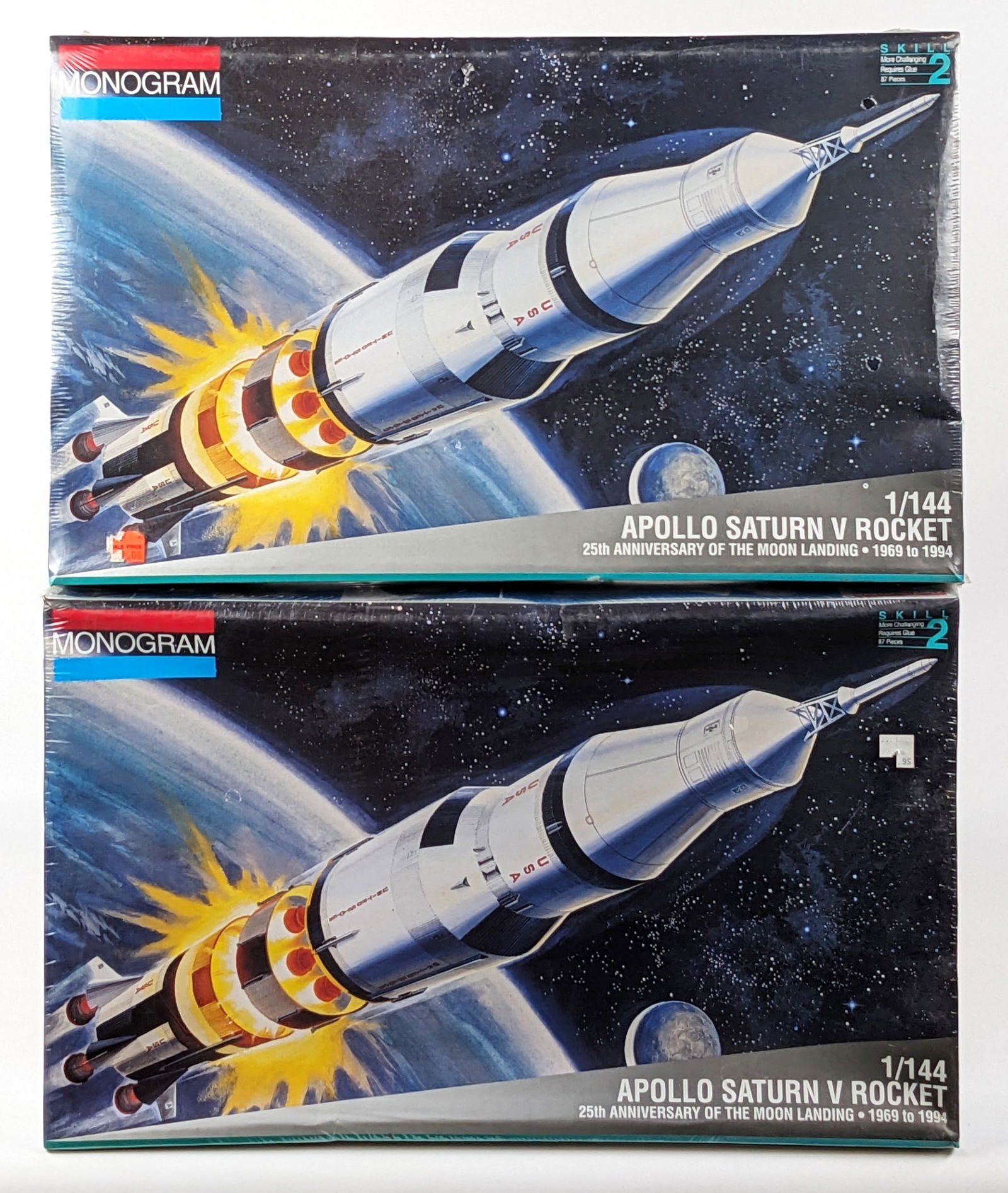 (2) 1/144 Scale Monogram Apollo Saturn V Rocket Model Kit - Sealed (1 of 9)