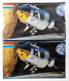 (2) 1/32 Scale Monogram Apollo Spacecraft Model Kit - Sealed