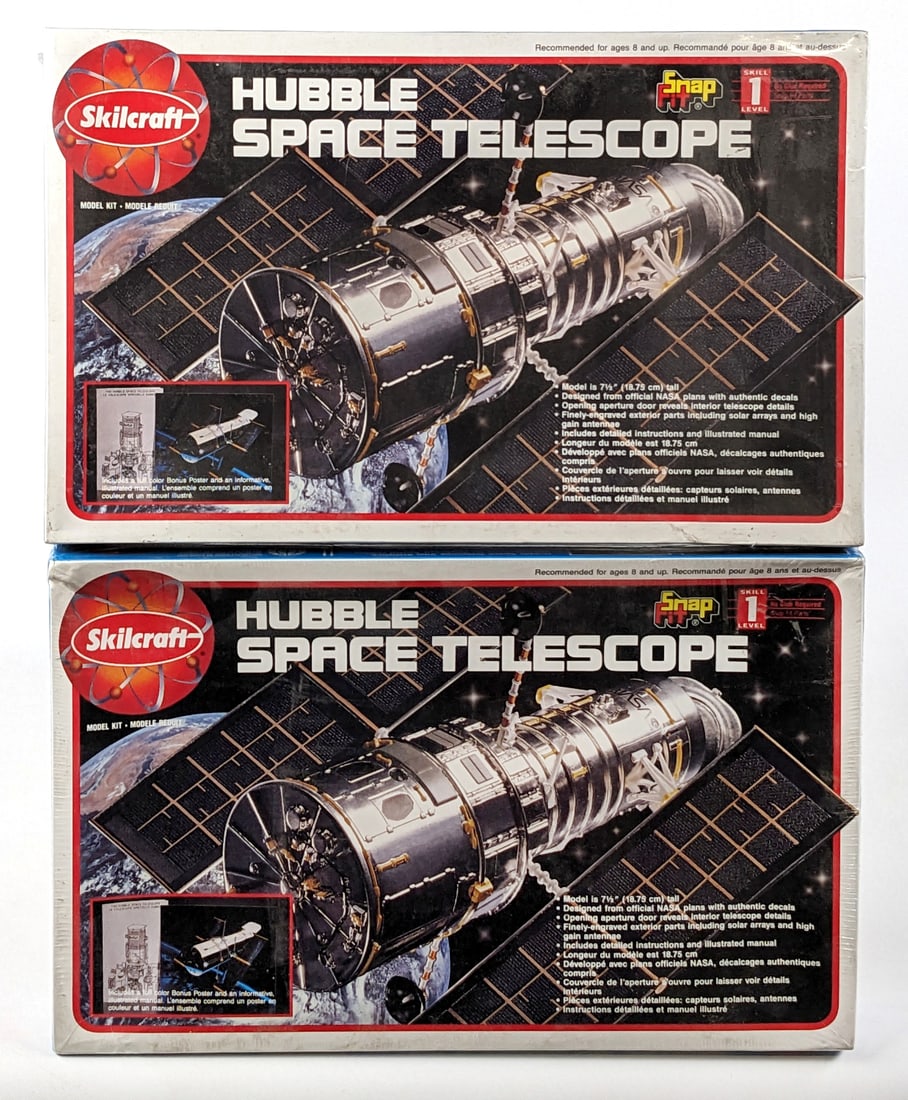 (2) Skilcraft Hubble Space Telescope Model Kits - Sealed (1 of 9)