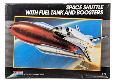1/72 Monogram Space Shuttle with Fuel Tank and Boosters Model Kit
