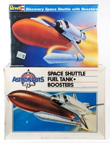 1/144 Discovery Space Shuttle w/ Boosters & 1/72 Space Shuttle w/ Boosters