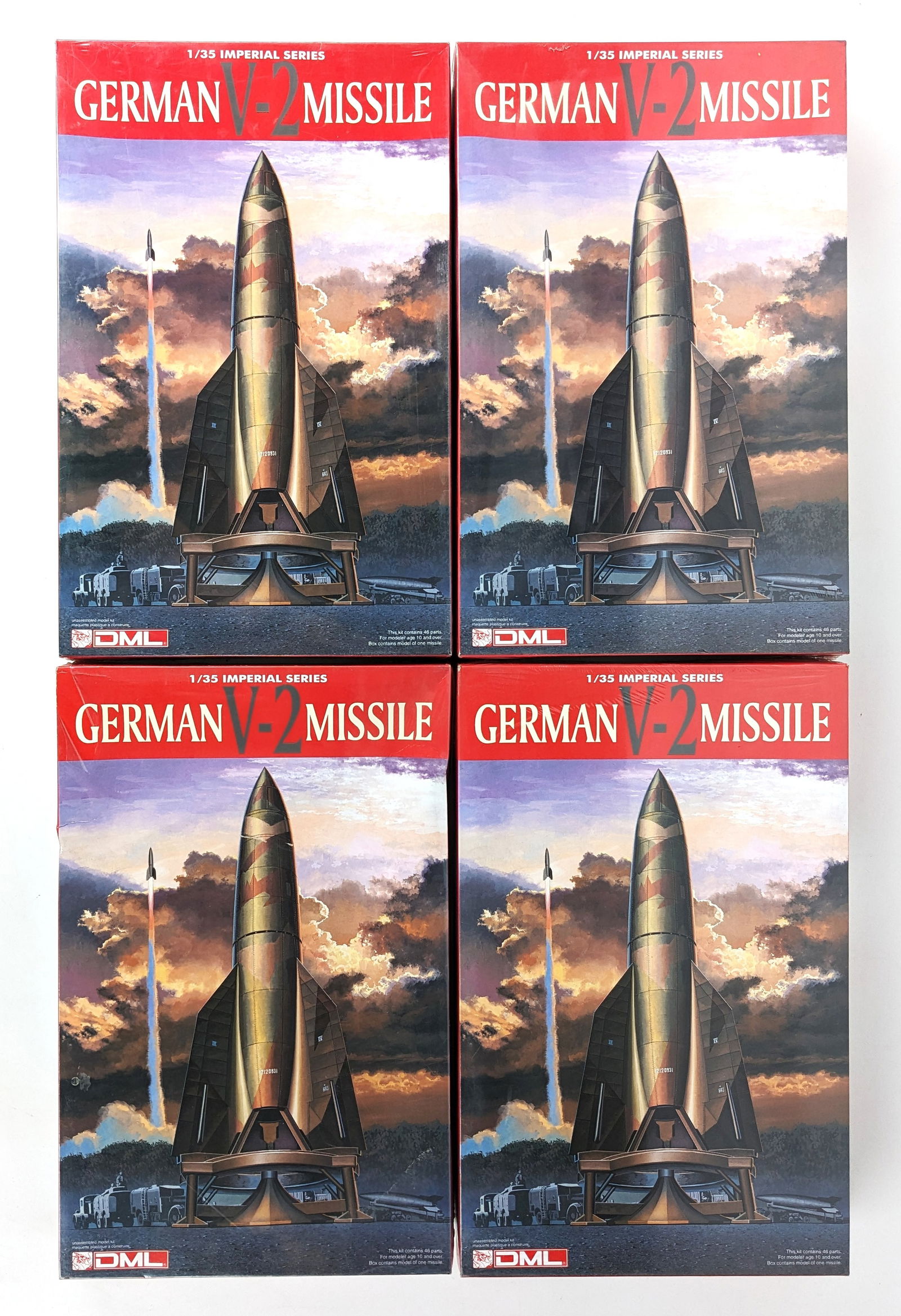 (4) 1/35 Dragon Models German V-2 Missile Model Kits (1 of 15)