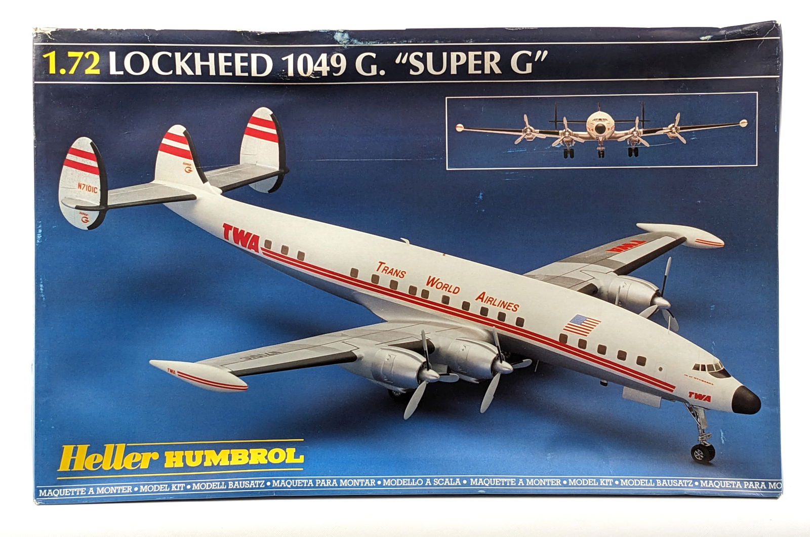 1/72 Heller Lockheed 1049 G. "Super G" Model Kit - NIB (1 of 8)