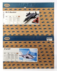 Testors YF-22 ATF & SR-71 Blackbird Aircraft Model Kits
