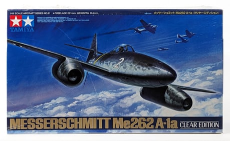 1/48 Tamiya Messerschmitt Me262 A-1a Clear Edition Model Kit - Sealed