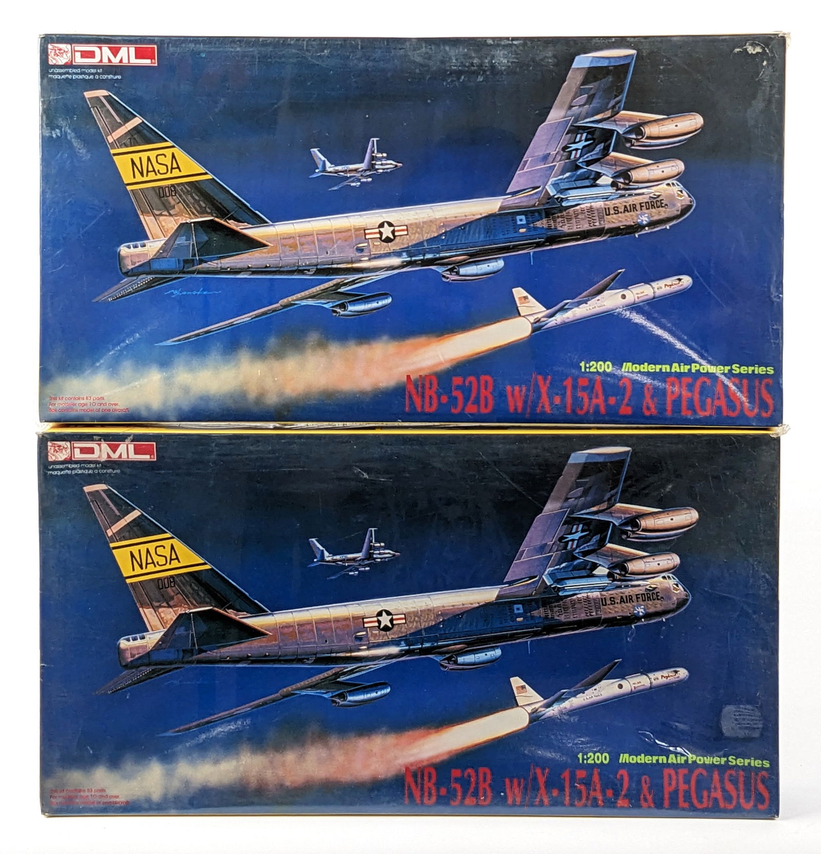 (2) 1/200 Dragon Models NB-52B w/ X-15A-2 & Pegasus Model Kit - Sealed (1 of 9)