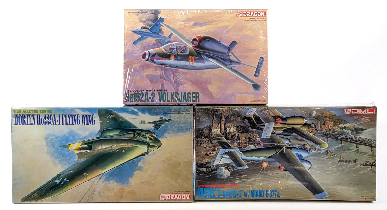 7 Model Airplanes And Helicopter, Daron, Dragon Wings,