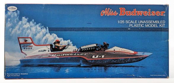 1/25 Testors Miss Budweiser Unassembled Model Kit - NIB